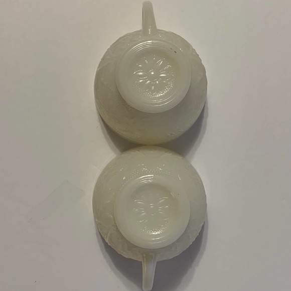 Vintage Anchor Hocking Milk Glass Tea/Coffee/Punch Replacement Cups Lot of 2 - Picture 5 of 10